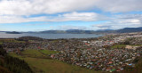Panorama of Rotorua town and lake