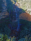 Very little water at Wentworth Falls