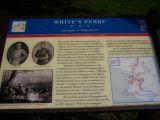 Whites Ferry historical marker  2