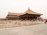 The Hall of Central Harmony (foreground) and the Hall of Preserving Harmony