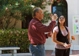 Dr. Weldon Lamb and Paola Banuelos