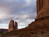 Arches NP --Park Avenue Courthouse Tower view