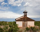 Abandoned church east of Santa Rosa, NM