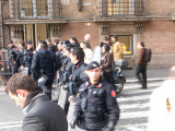 Polizia ready for protestors