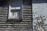 Flaked paint on a wall...