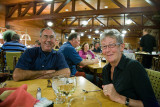 Pete & Anne, dinner Bryce Lodge