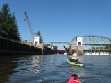 Kayaking in a Lock<BR>August 29, 2010