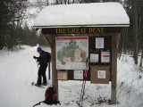 Trailhead for Snowshoe Trip<BR>January 15, 2011
