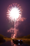 Fireworks on Lake Montclair