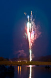 Fireworks on Lake Montclair