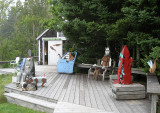 Sculptures at Nervous Nellies