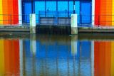 Coloured pumping engine