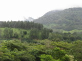 The hills surrounding town