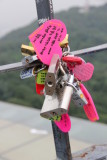 The NSeoul Tower padlocs. A Symbol of eternal love. The keys are thrown away. ( Actually this custom originated in Hungary)