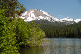 Mt Lassen above Manzanita Lake