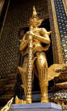 Gilded Yaksa at Wat Phra Kaew