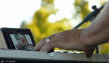 Golden Keyboardist Hands