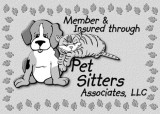 Insured through Pet Sitters Associates, LLC
