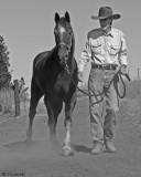 Cowboy & His Horse (2 images)