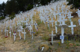 Trail through the 4078 Crosses of Lafayette (May 24, 2008)