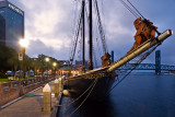 7th - Schooner in the City by Bruce Jones