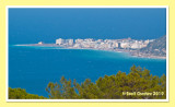 Rhodes town from Fileramos