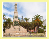 Cartagena - gardens and war memorial - 2