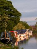 Canal Boats at evening