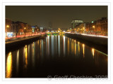 The River Liffey at night