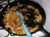 Chorizo Potato mixture