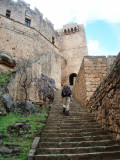 Climbing the stairs