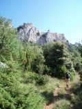 Hiking to the castle