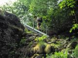 Climbing the stairs
