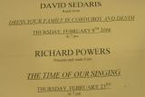 David Sedaris Announcement