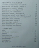 Caf Marly Menu - Bordeaux & Champagne