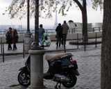 Parc de Belleville looking at Eiffel Tower