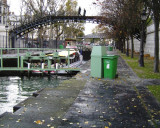 Canauxrama in the locks at Bassin de la Villette at Place de la Bataille de Stalingrad