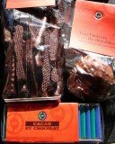 Cacao et Chocolat - Orangettes, Hazelnut Boucl, Dark Chocolate Pieces