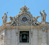 Slightly decorated clock.