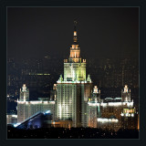 Moscow at night (Moscow University)
