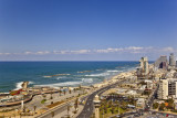 Tel Aviv view on the central beach