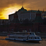 Moscow at night .... sunset