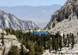 overlooking Lone Pine Lake and the town of Lone Pine