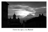 Cierro los ojos y veo Madrid