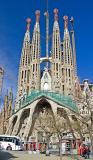 Sagrada Familia in Barcelona-Passion Side (Antoni Gaudis masterpiece)