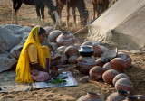Cooking on the Clay-Pot stove