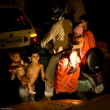 Begging in Chaotic streets of Delhi