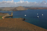 View from the summit of Bartolomé Island