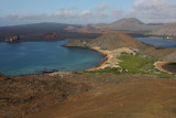 View from the summit of Bartolomé Island