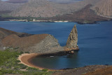 Pinnacle Rock from the summit of Bartolom Island